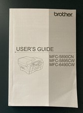 Brother A3 Laserjet Colour Printer MFC 5890CN. All-in-one User’s Guide