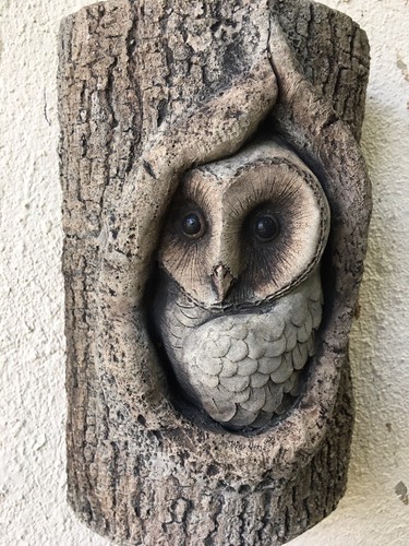 Owl wall hanging hand - hanging, cast