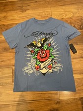 Ed Hardy Men’s Blue T-shirt