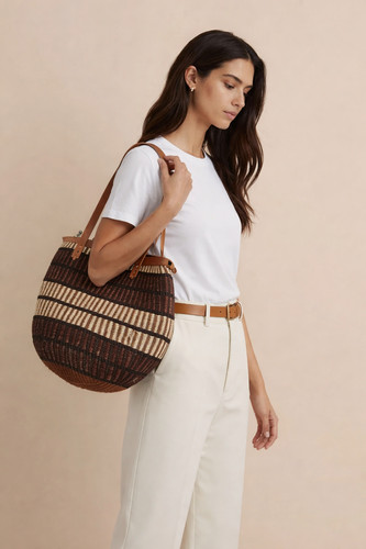 African vintage bucket - african,