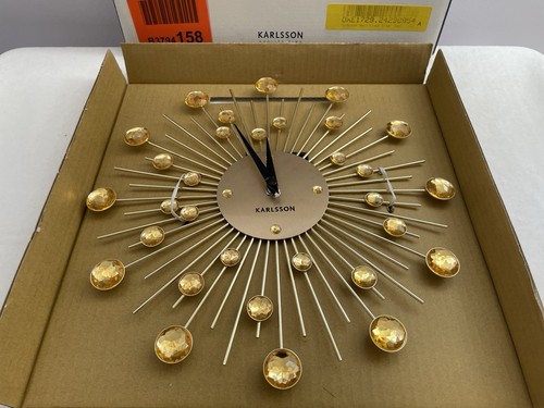 Karlsson sunburst wall clock - karlsson,