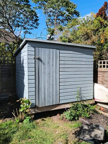 Garden shed 8x6 used wooden - used,