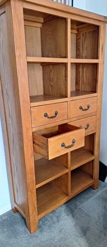 Solid oak wood freestanding - solid,