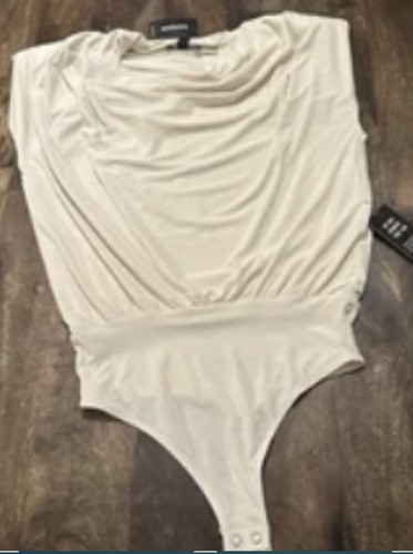Express ivory sleeveless top - express,