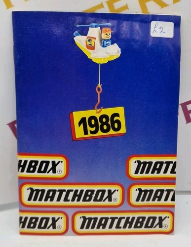 Vintage matchbox 1986 - vintage,