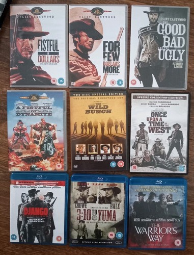 Blu ray dvd - bundle, cowboy