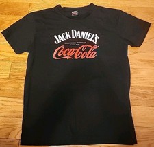 Jack Daniels Coca-Cola Women's L Black Shirt Short Sleeve