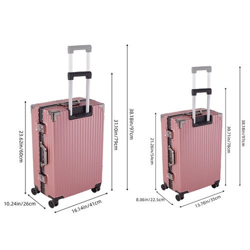Aluminum carry luggage - carry, on