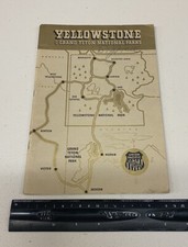 1930sTRAVEL PROGRAM YELLOWSTONE & GRAND TETON NATIONAL PARKS BY UNION PACIFIC RR