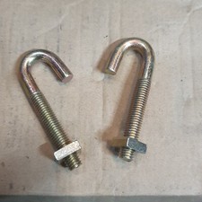 Hook Bolt And Nut x2 Roof Sheet M8 x 60