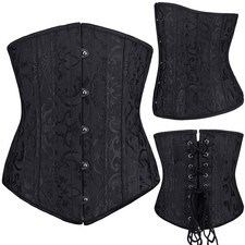 Women Floral Lace Up underbust