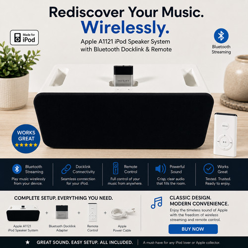 Apple a1121 ipod speaker - hi-fi,