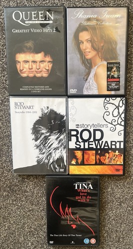 Music dvd job lot - dvd’s,