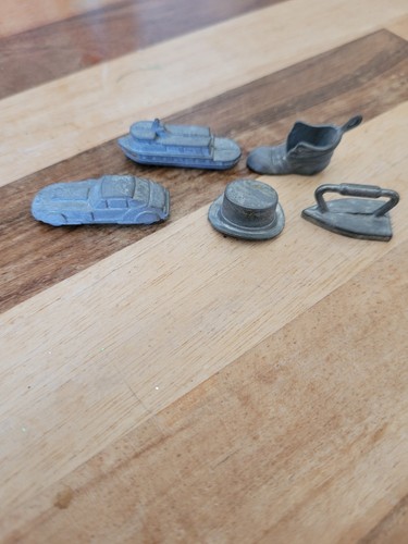 Vintage metal monopoly - 5, x