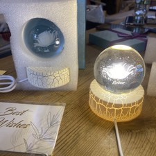 3D Crystal Rose Ball Lamp LED