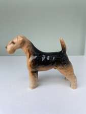 Beswick Old Airedale Terrier Ceramic Dog Figure 8.5cm Tall