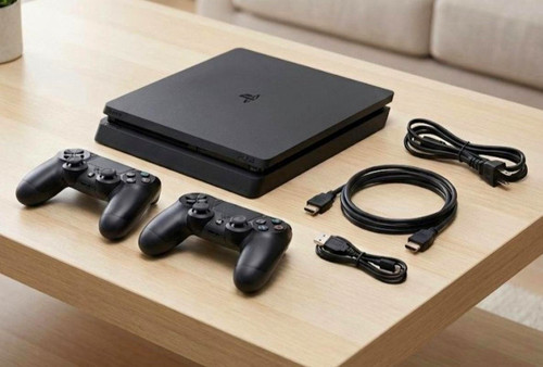 Sony playstation slim black - 4,