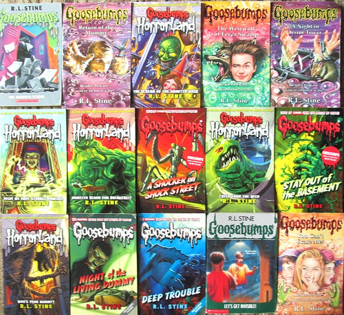 Goosebumps books stine - goosebumps, r.l.