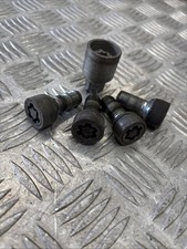 ALLOY WHEEL LOCKING BOLT SET FOR VW GOLF MK4, MK5, MK6, MK7 (M14x1.5 ) NUT