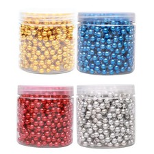 Add Glamour to Your Christmas Decor with Sparkling Plastic Beads 8MM*8M
