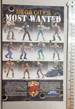 Judge Dredd Mega City's Most Wanted Toys RARE Print Advertisement 