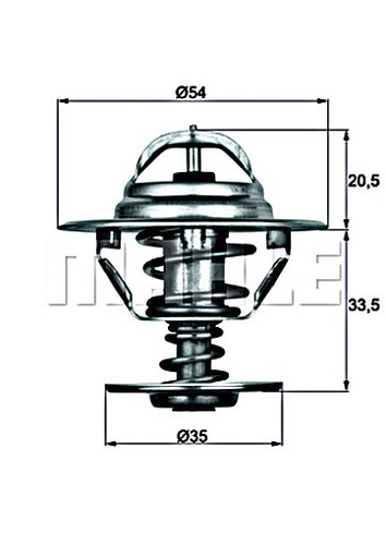 Coolant thermostat fits saab - coolant,