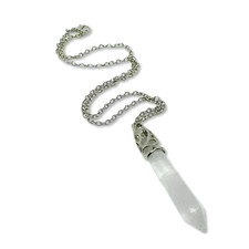 Quartz Pillar Point Pendant