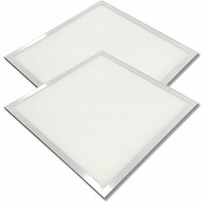 2x LED Panel 48W Recessed Suspended Ceiling 600x600 mm Cool White 6500K Bright 