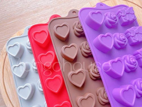 Hearts rose gift - hearts, chocolate