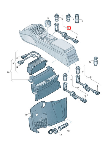 New genuine audi cigarette - new,
