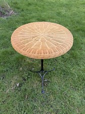 Vintage Round Wicker Woven