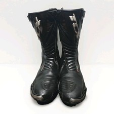 TCX S-Race Motorcycle Boots - UK 13 - Black - Red - Good Used Condition