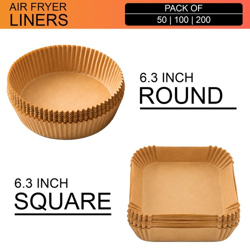 Air fryer paper - fryer, round
