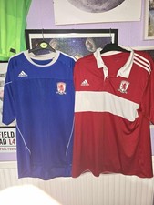 Middlesbrough FC Home And Away Shirt Adidas 2010/2011 XL