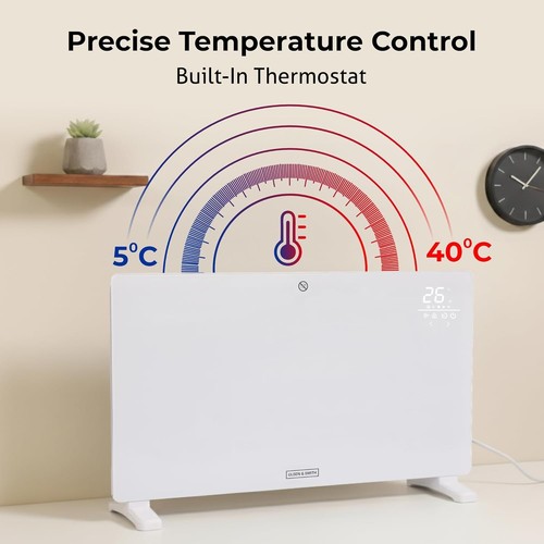 Smart glass panel heater - smart,