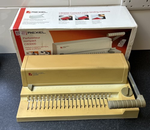 Rexel manual comb binding - rexel,