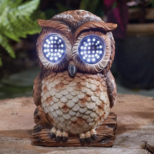 Blinkin owl garden - owl, ornament