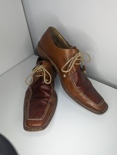 Vero Cuoio Leather Tan Italian Shoes UK 8.5 Trotter & Deane Wedding Office