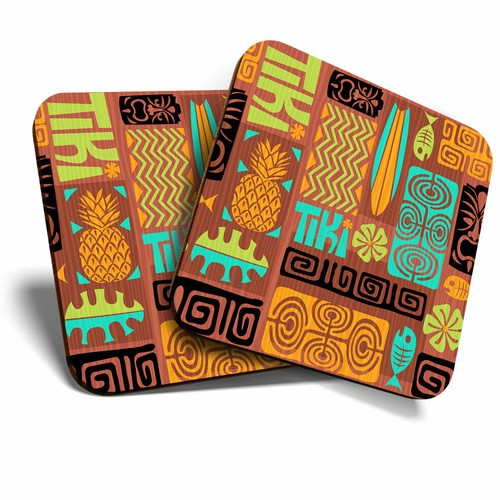 Coasters cool tiki - x,