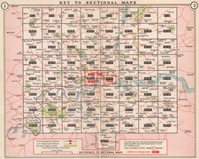 LONDON. Index map. Railways