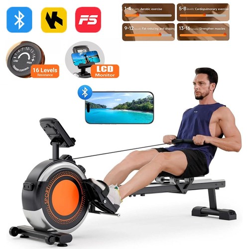 Magnetic rowing machine rower - machine,