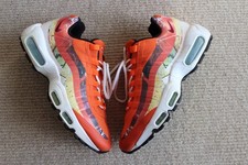 NIKE AIR MAX 95 DW DAVE WHITE X SIZE? FOX EDITION CAYENNE ORANGE WHITE UK 6 2016