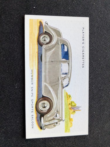 1937 player motor cars card - cars, #