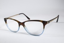 Bvlgari Eyeglasses 4108-B Womens Brown/Blue 5363 Full Rim Plastic Glasses Frames