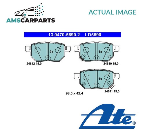 Brake pads set - pads, braking