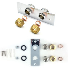 Douche Bidet Thermostatic Shower Fixing Bracket Back Plate Bar Valve Mounted Kit