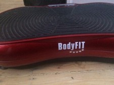 Body fit vibration plate. Red colour. Ideal for muscle tone and strengthening.