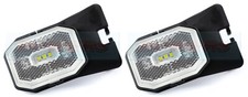 2x White LED Front Marker