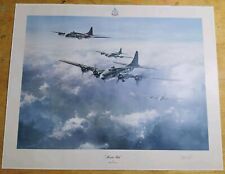 Military Aviation Art Prints Robert Taylor Memphis Belle Signed Bob Morgan Pilot