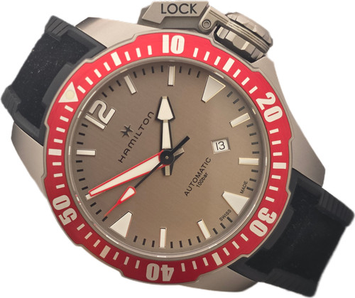 Hamilton khaki frogman silver - khaki,